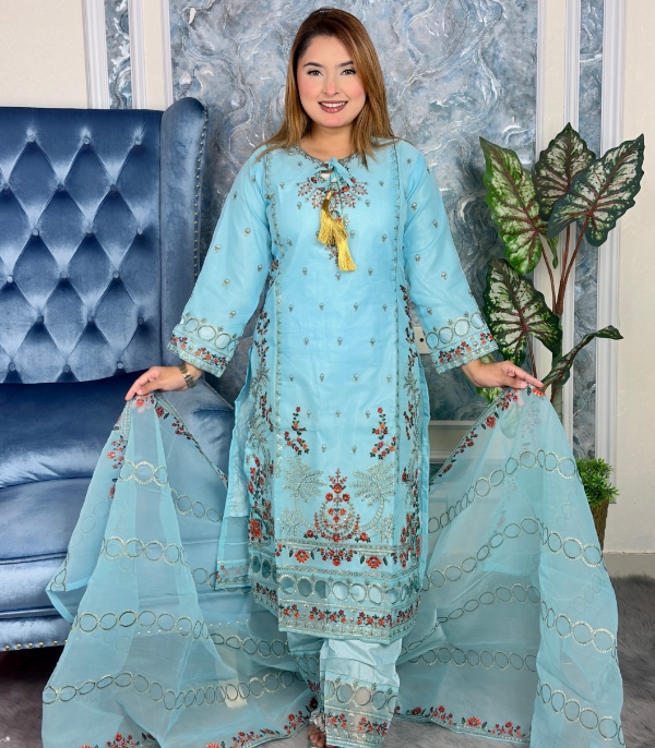 Stitched Premium Ring Dress - Image 3