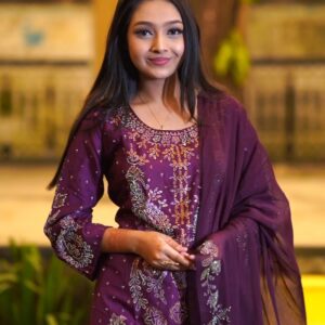 Unstitched Mayabi Three Picec