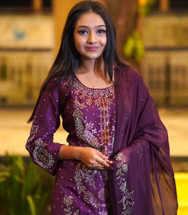 Unstitched Mayabi Three Picec