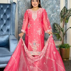 Stitched Gharara Dress